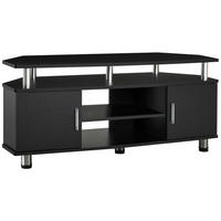 TV-MÖBEL Schwarz 1 Stück - Schwarz, Holzwerkstoff (120/52/39.5cm) - GiPP