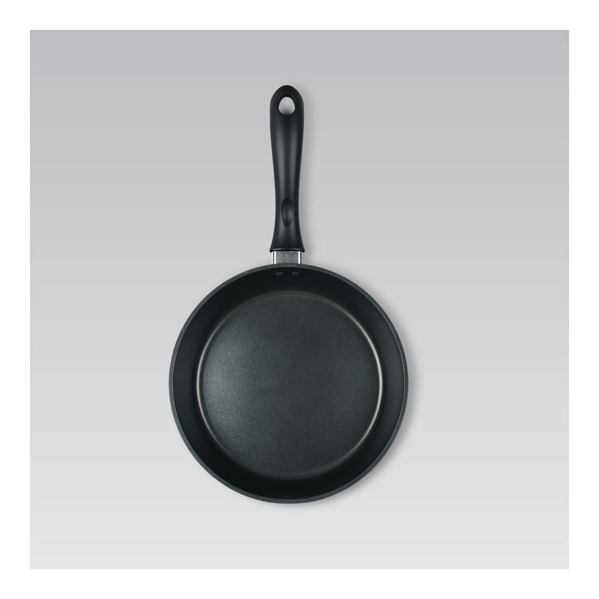PFANNE Schwarz 37.5/20/5 cm MR120520 - Schwarz, Metall (20cm) - Maestro 