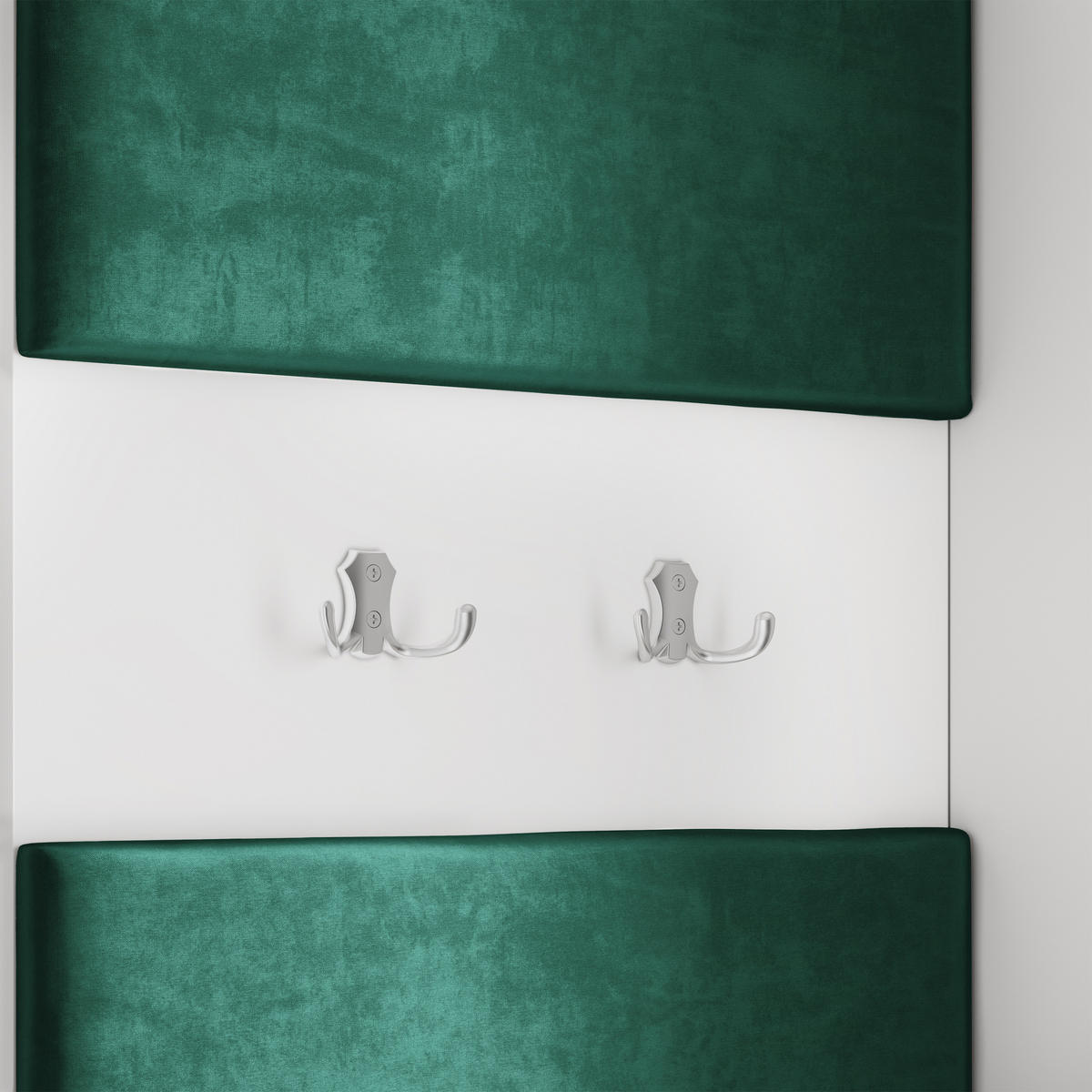 GARDEROBENSCHRANK VIRA 95/181/51 cm Modern Garderobe-Set Eiche Wotan - Eiche Wotan/Schwarz, Holzwerkstoff (95/181/51cm) - MASSENO