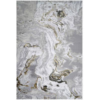 WEBTEPPICH Marmor Gold - Greige, Textil (190/280cm) - Kukoon Rugs