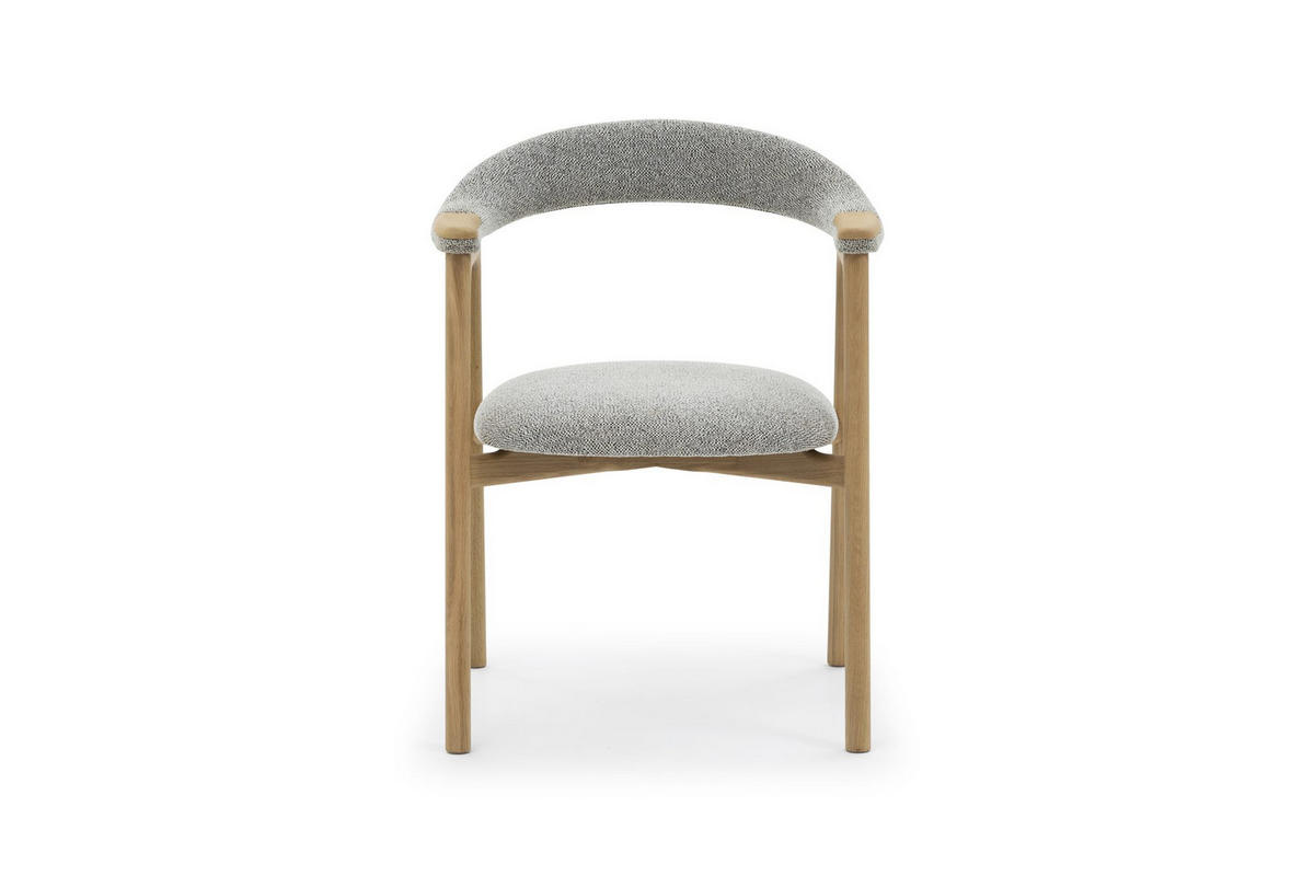 STUHL Franz, Natur Massiveiche - Beige, Holz (53/81/62cm) - WOODEK
