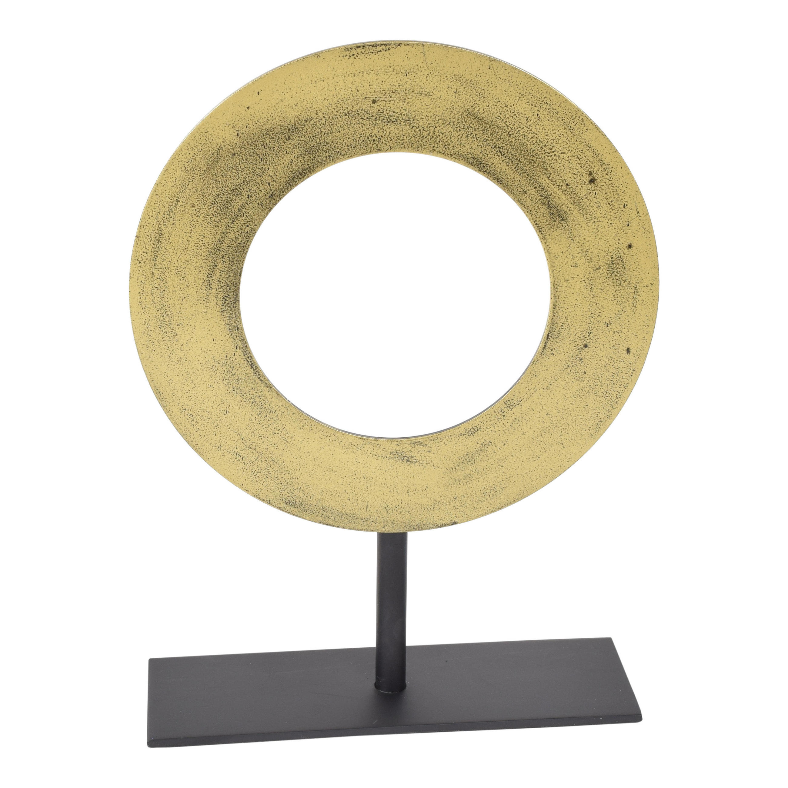 ORNAMENT Joris Messing - Messingfarben/Schwarz, Metall (36/35/7cm) - LOFT42