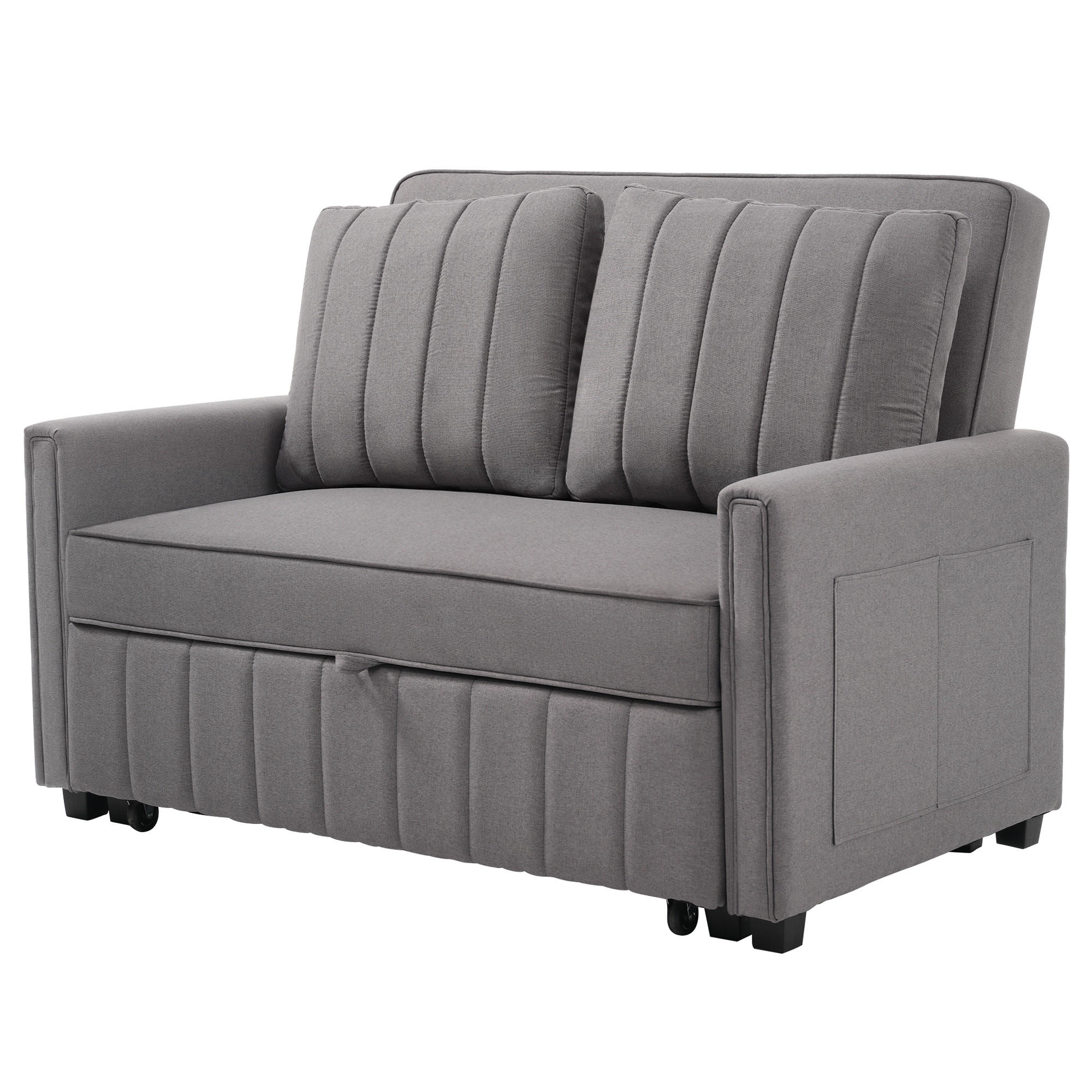ComfortXL Schlafsofa Grau 75x94x127 cm