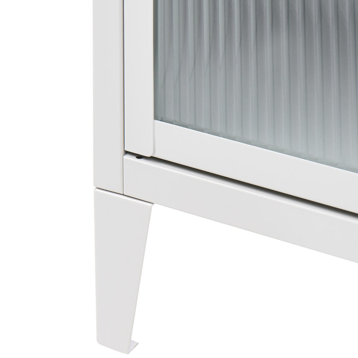 BÜROSCHRANK Metall Hellgrau Oreti - Hellgrau/Grau, Metall (40/57/30cm) - Beliani