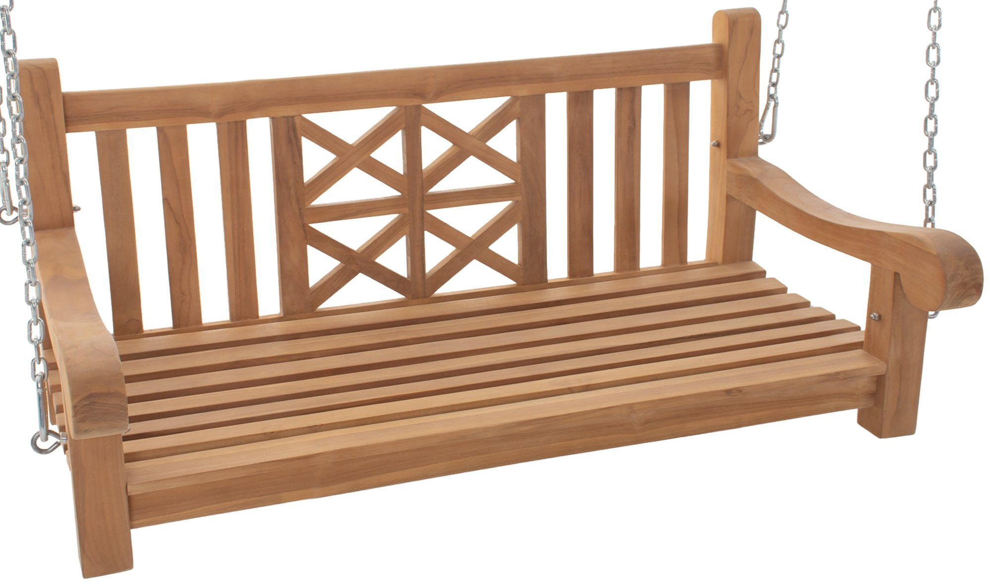 Deluke Schaukelbank Teak 120x61x70 cm