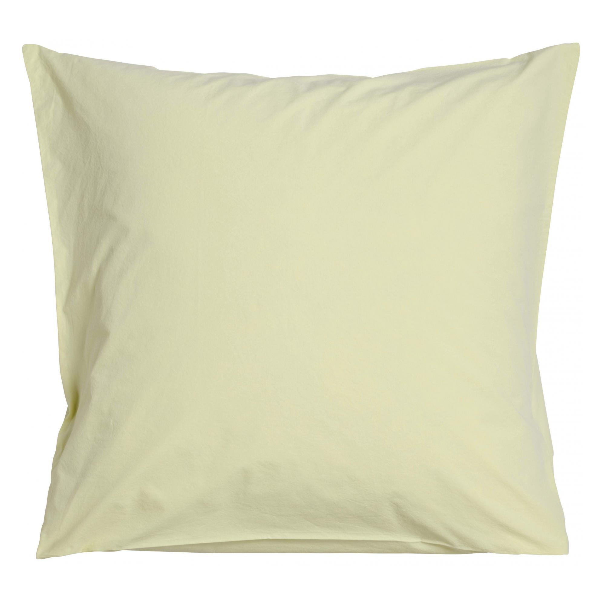 KOPFKISSENBEZUG Céleste vaniglia 65 x 65 cm - Hellgelb, Textil (65/65cm)