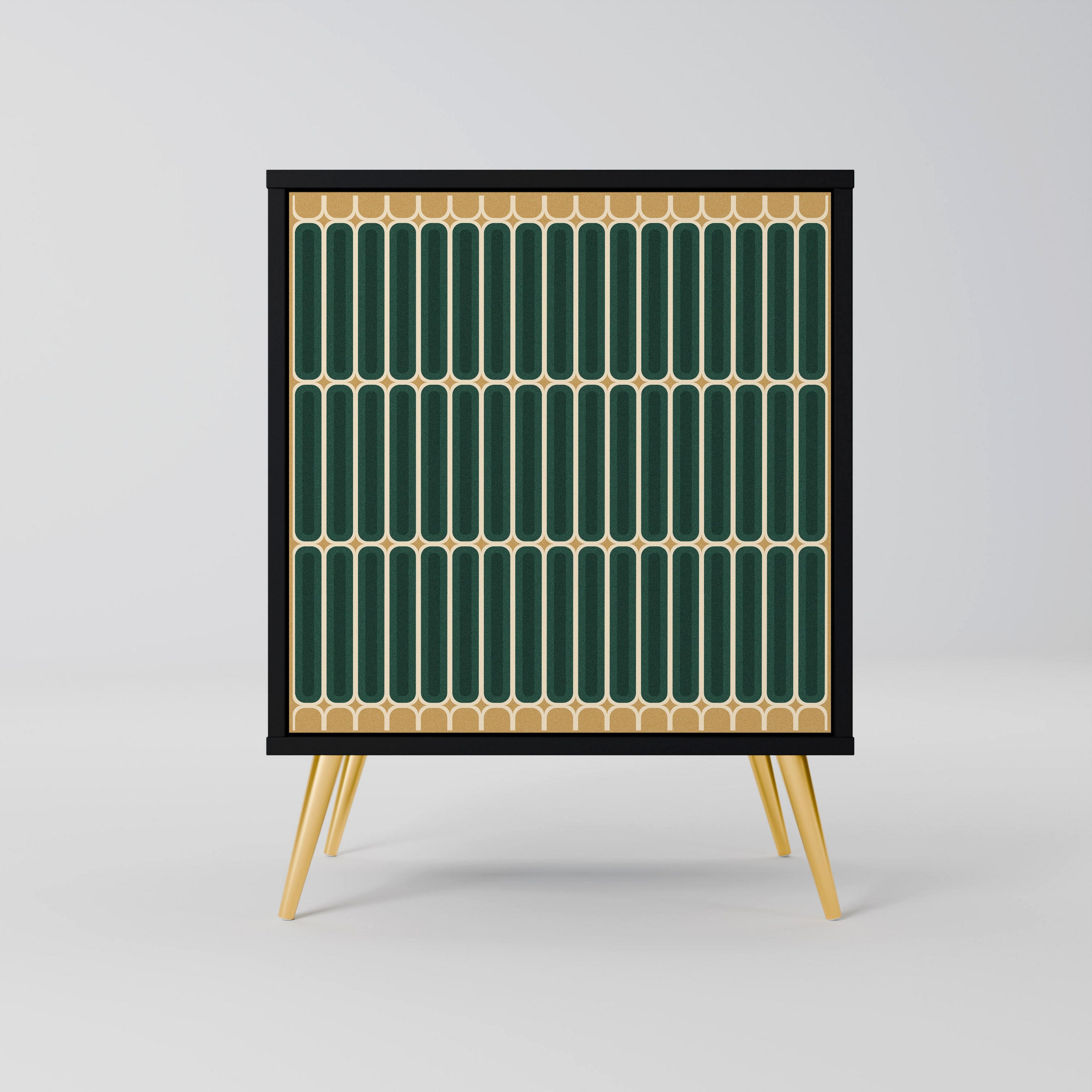 SpaceRebels Sideboard Schwarz 57.5x75.5x42 cm
