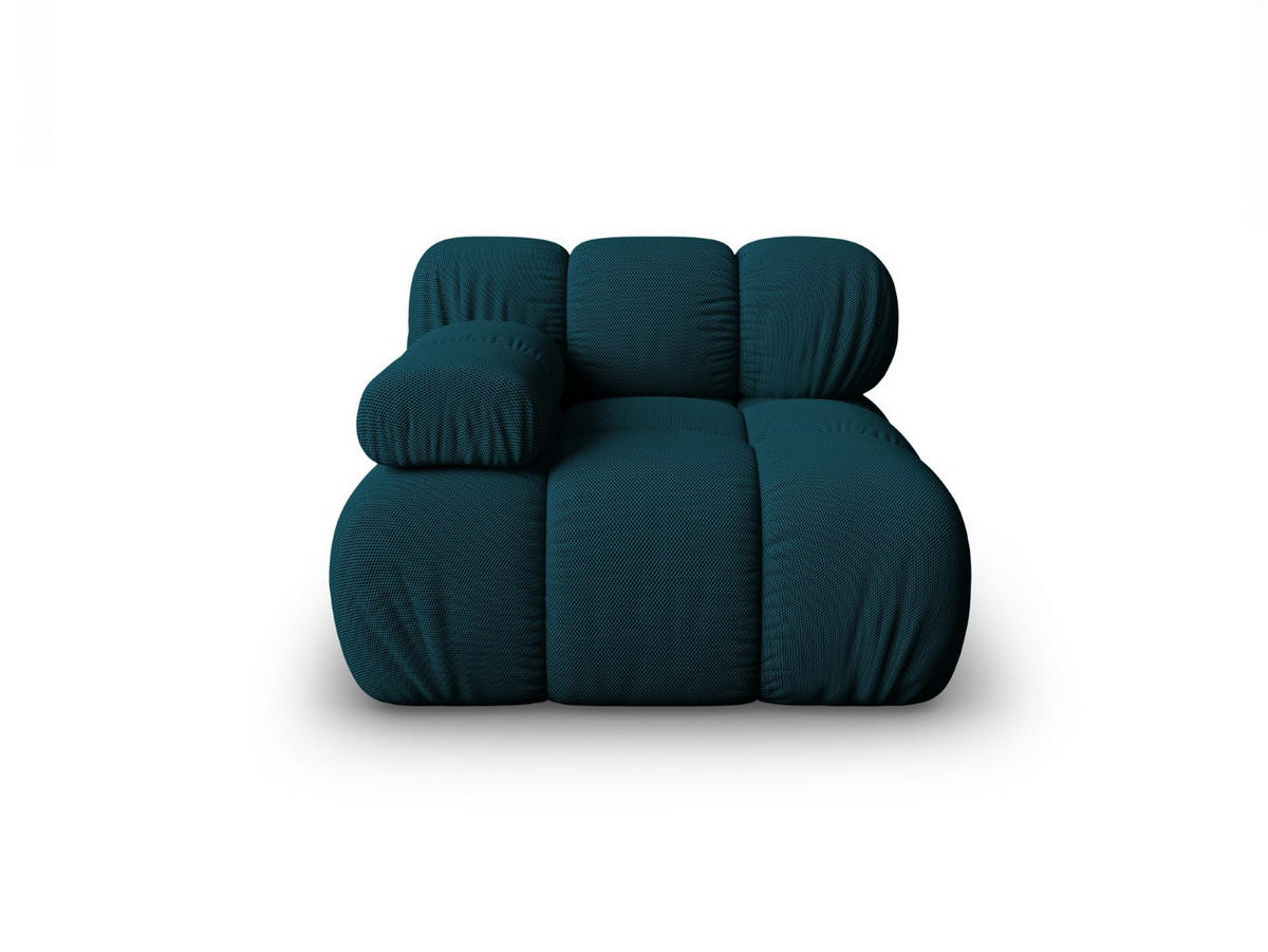 MODUL links Bellis aus 3D-Stoff marineblau - Blau, Textil (94/70/94cm) - Micadoni