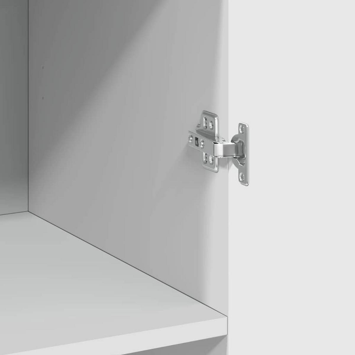 HIGHBOARD Weiss 70/42.5/185 Cm Holzwerkstoff - Weiß, Holzwerkstoff (42.5/185/70cm) - vidaXL