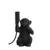 TISCHLAMPE Affe Schwarz 13/12,5/23,5 cm - Schwarz, Kunststoff (13/12.5/23.5cm) - Light & Living