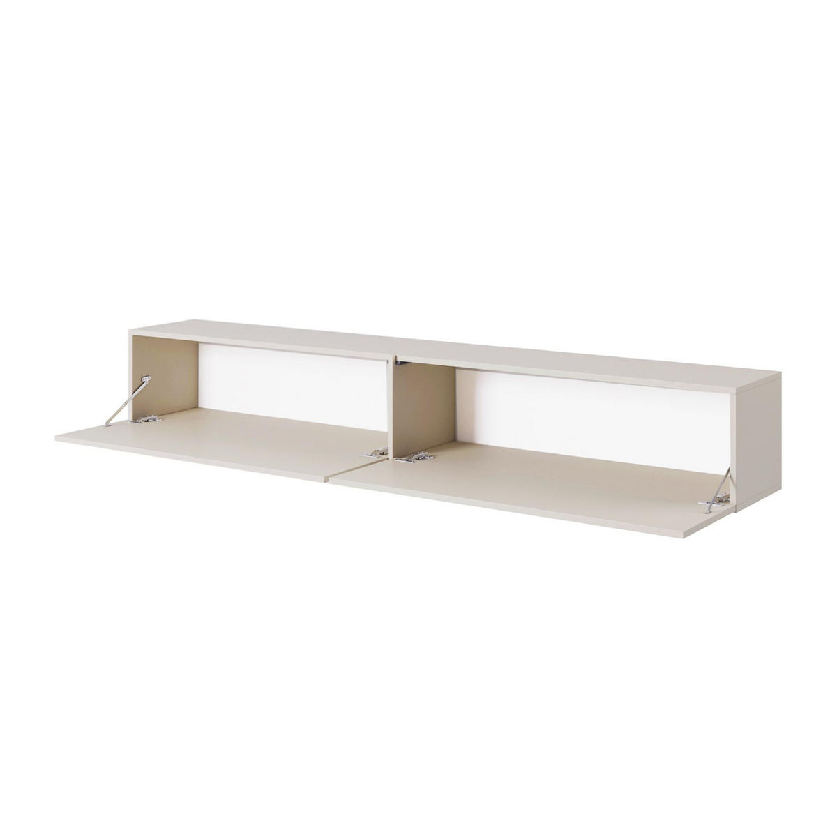 TV-HÄNGEBOARD Bisira Graubeige 200 cm - Greige, Holzwerkstoff (200/30/31.6cm) - Selsey