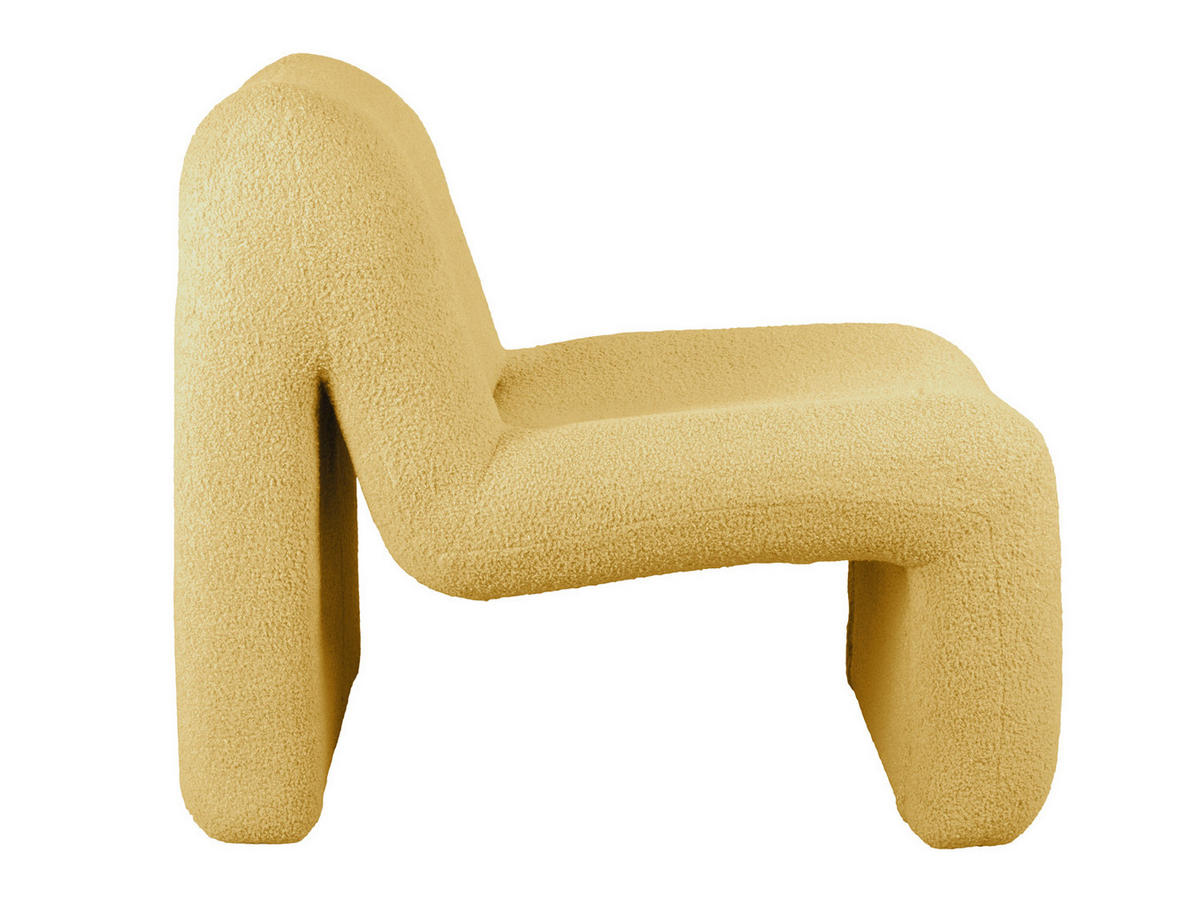 SESSEL Fuerza 87/64/70 cm - Gelb, Textil (64/70/87cm) - Leitmotiv