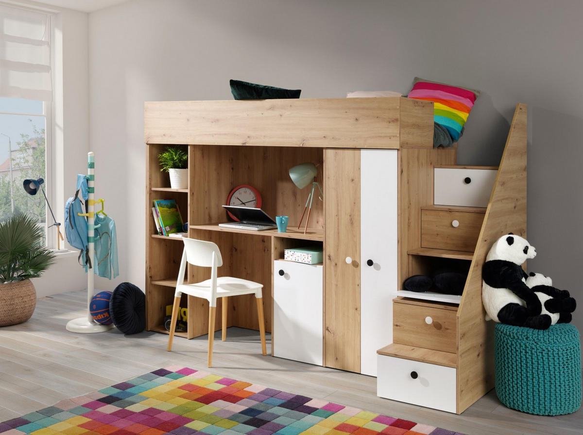HOCHBETT 247/165/120 - Weiß, Holz (90/200cm) - MÖBEL KRYSPOL