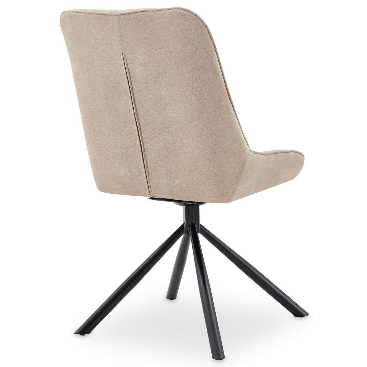 ESSZIMMERSTÜHLE LIBRA 2er-Set beige - Beige, Textil (50/90/60cm) - IDIMEX