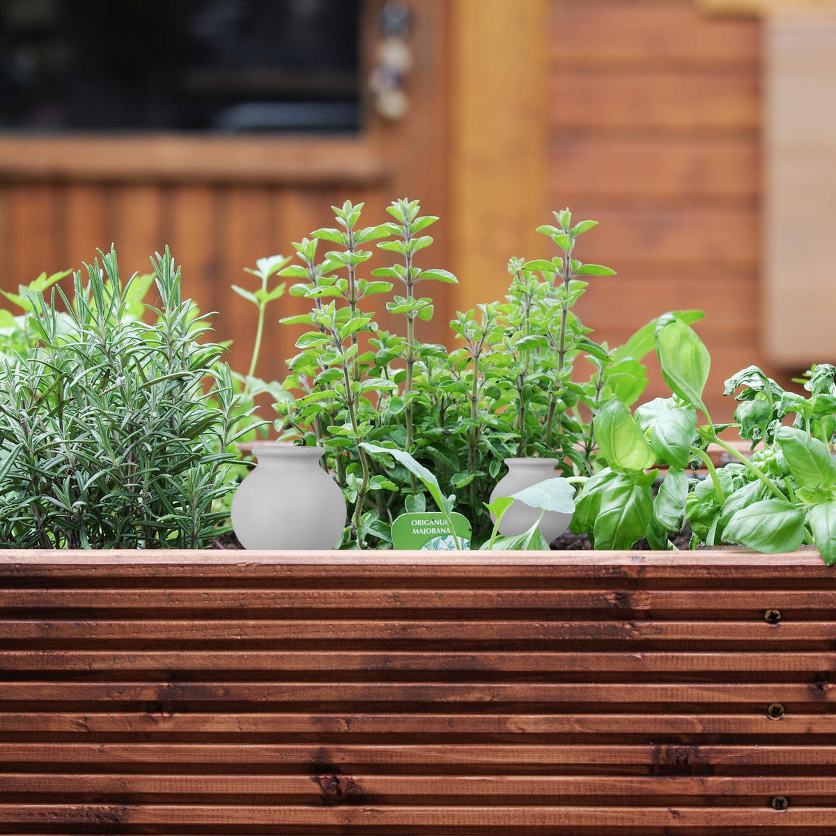 4xTONKEGEL - Grau, Keramik (6/12/6cm) - Relaxdays