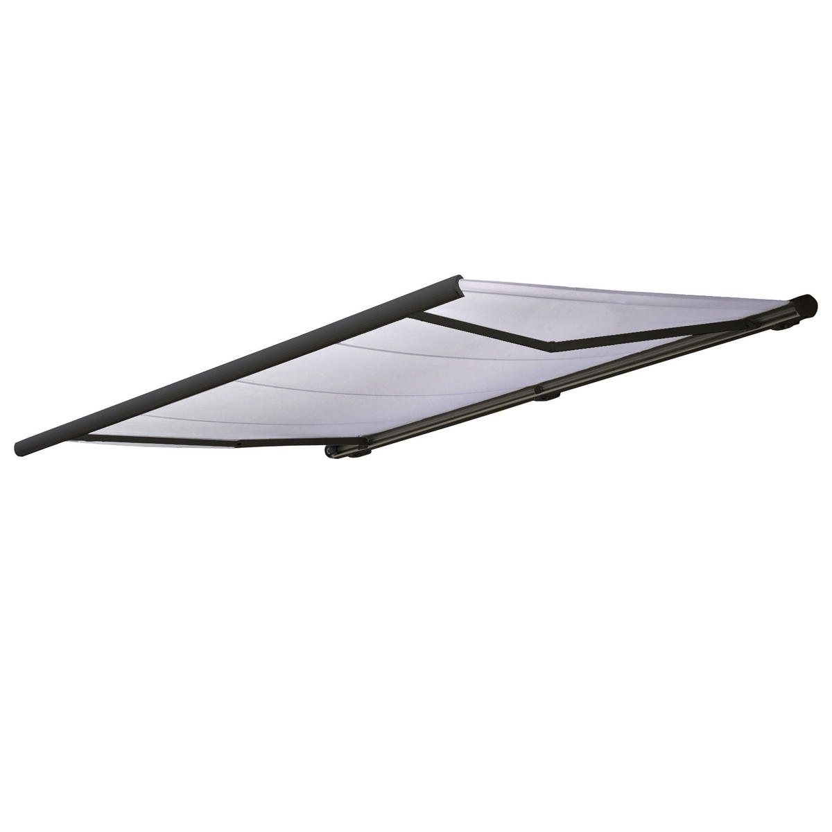 ELEKTRISCHE KASSETTENMARKISE Cremeweiß, Anthrazit - Anthrazit/Weiß, Textil (600/16/300cm) - MCW