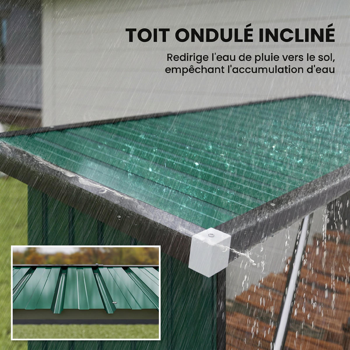 BRENNHOLZREGAL DE-17625 Grün - Grün, Metall (66.5/150/213cm) - ComfortXL