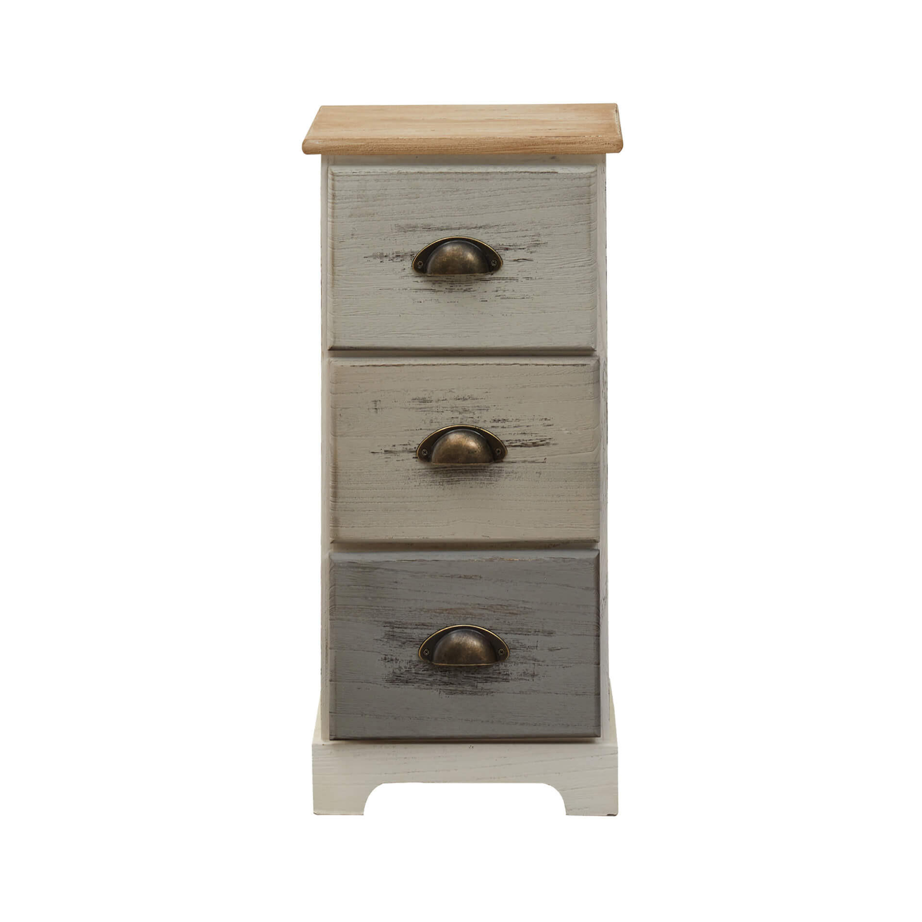 NACHTTISCH Mehrfarbig 25/29/62 cm - Multicolor, Holz (25/62/29cm) - Mobili Rebecca