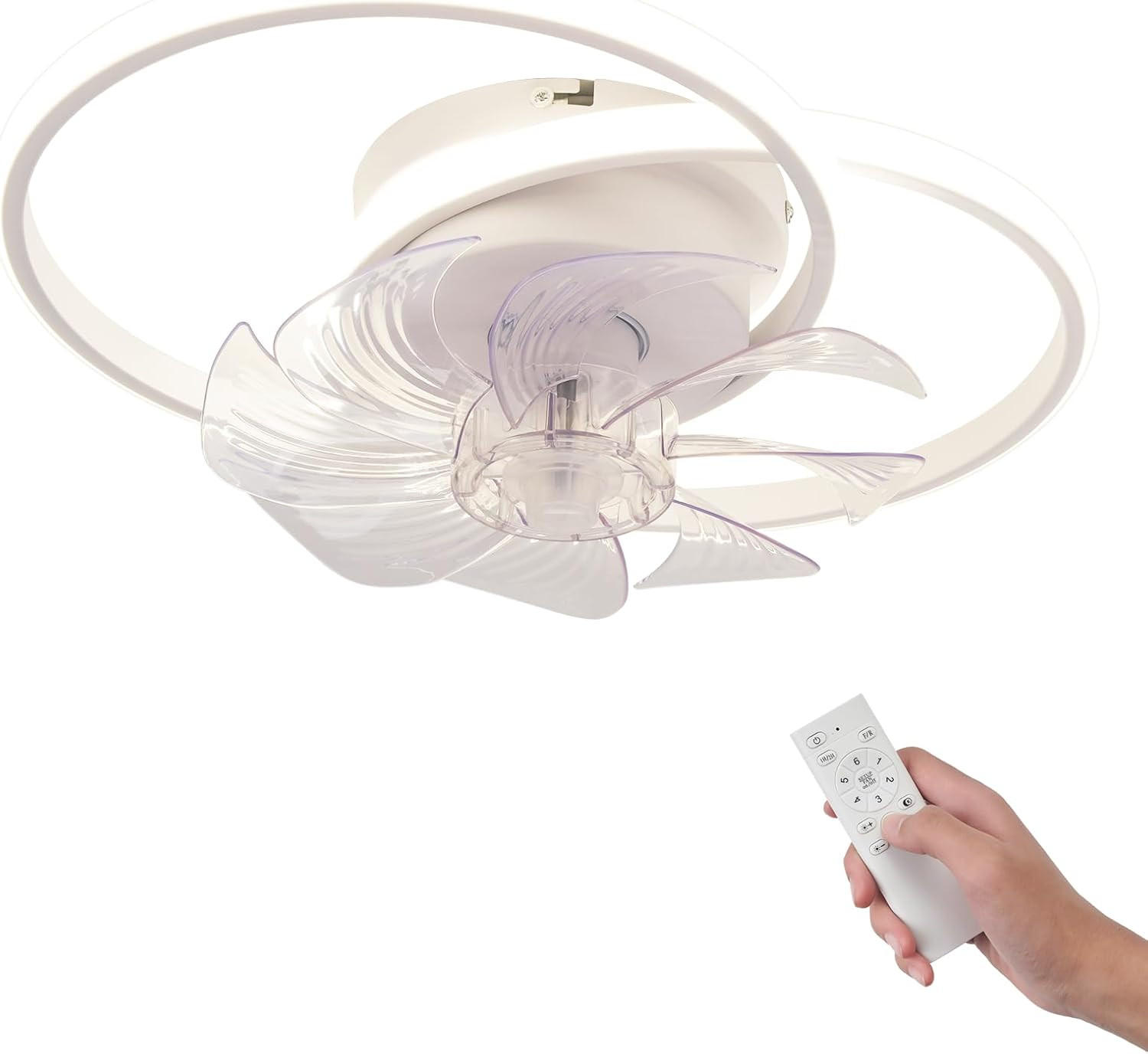 LED-DECKENLEUCHTE Yondis 33/33/16.5 cm - Weiß, Metall (33/33/16.5cm) - ZMH