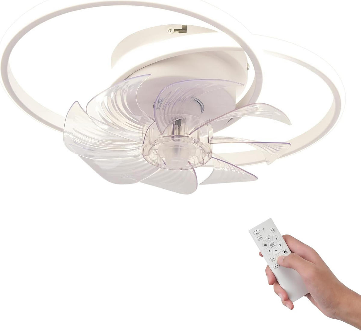 LED-DECKENLEUCHTE Yondis 33/33/16.5 cm - Weiß, Metall (33/33/16.5cm) - ZMH