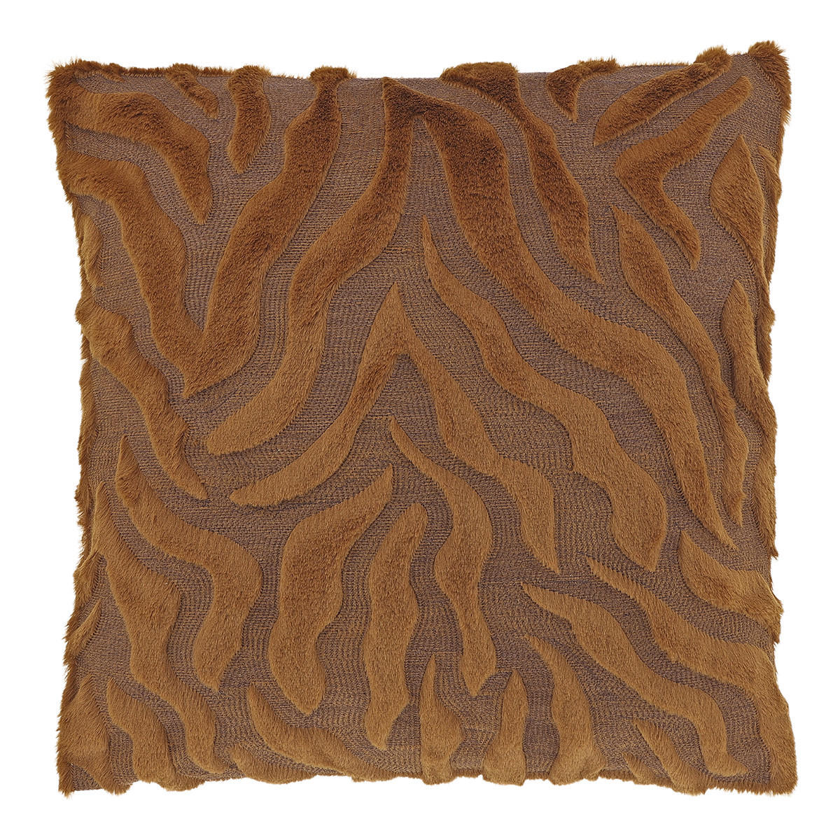 DEKOKISSEN Fenna Braun 45/45/8 cm - Braun, Textil (45/45cm) - Unique Living