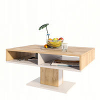 COUCHTISCH INES Artisan Eiche-Weiß 100/50/50 cm - Multicolor, Holzwerkstoff (50/100/50cm) - Matkam Möbel