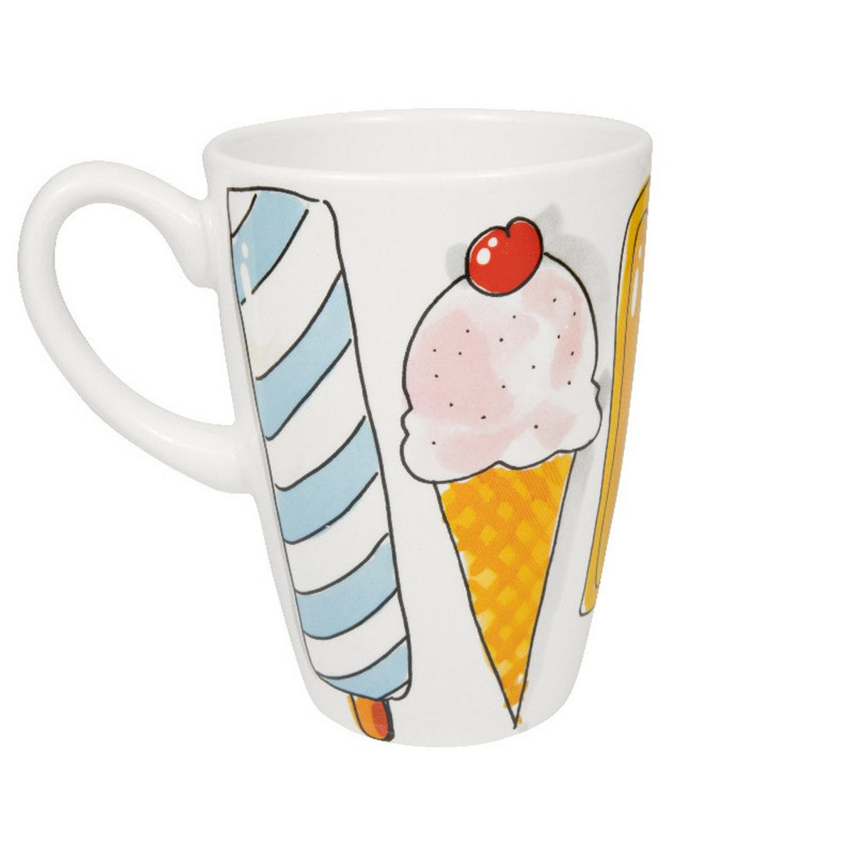 XL-BECHER Eis in Bunt - 500 ml - Multicolor, Keramik (0.5L) - Blond Amsterdam