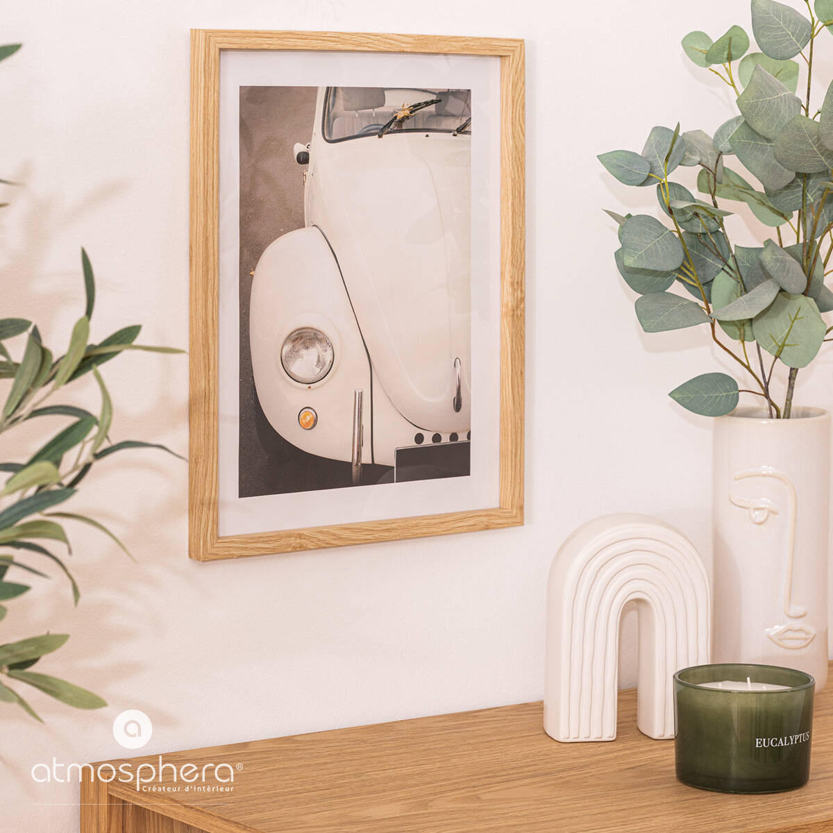 PLAKAT vivien 30/40 cm - Beige, Holzwerkstoff (2/42/32cm) - Atmosphera Createur d´interieur