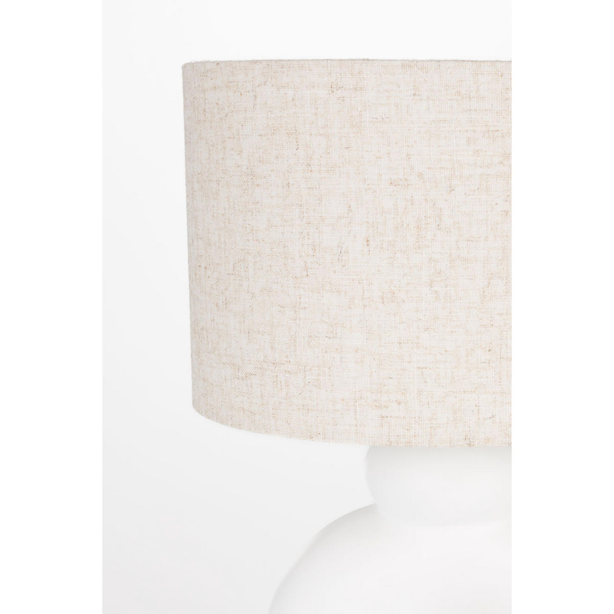 TISCHLAMPE Bibi Off-White - Weiß, Stein (30/30/41.5cm) - Zuiver