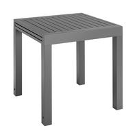 GARTENTISCH Laki grau 70x70x75 cm - Grau, Metall (70/70/75cm) - Juskys
