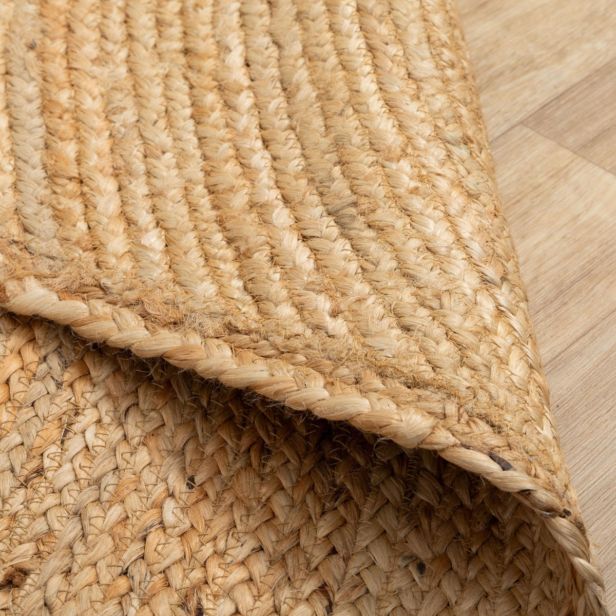 FLACHGEWEBETEPPICH 140/200 cm Goa Wirbel - Naturfarben, Naturmaterialien (140/200cm) - Steffensmeier
