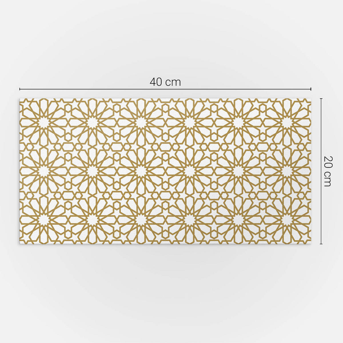 WANDPANEEL 10x 40x20 cm selbstklebend Zahira - Ecru, Kunststoff (20/1.6/40cm) - Wallfluent