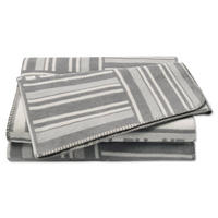 WOHNDECKE WEAVE SILBER - Grau, Textil (150/200cm) - Joop!