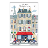 GESCHIRRTUCH La vie parisienne weiß 48 x 72 cm - Weiß, Textil (48/72cm) - Winkler