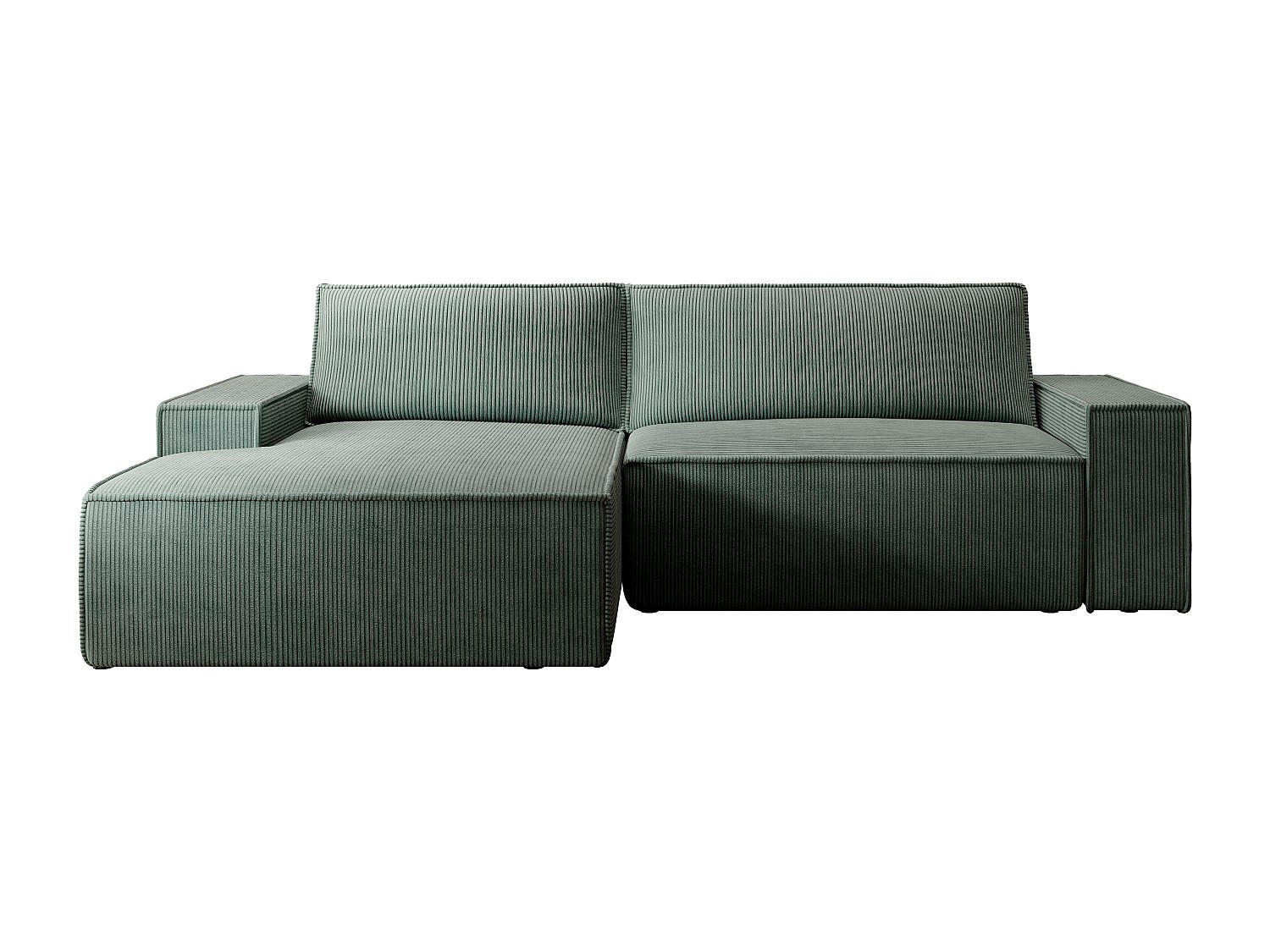 SOFA - 4 Personen - samt - tannengrün Amelia - Waldgrün, Textil (267/85/160cm) - Vente-Unique