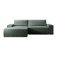 SOFA - 4 Personen - samt - tannengrün Amelia - Waldgrün, Textil (267/85/160cm) - Vente-Unique