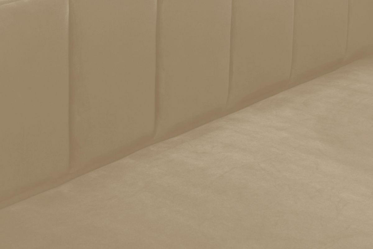 BOXBETT Kinderbett Eryk 80x200 cm mit Matratze und Bettkasten, links, beige - Beige, Kunststoff (80/200cm) - Margaret Hadas24