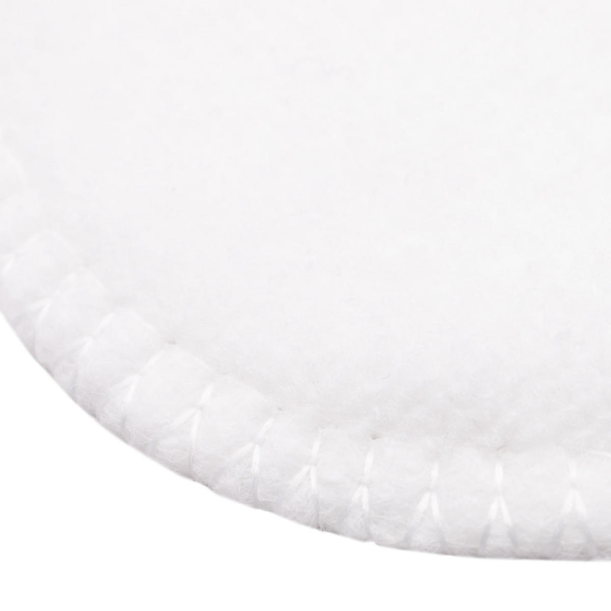 ABSCHMINKTÜCHER, 10er-Set, 8, 100% Polyester, Weiß - Weiß, Textil (8/8cm) - Zollner24