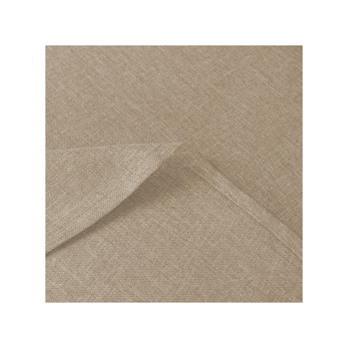 TISCHDECKE Leinenoptik 160/220 cm oval Beige Natur - Beige, Textil (160/220cm) - TiborTex