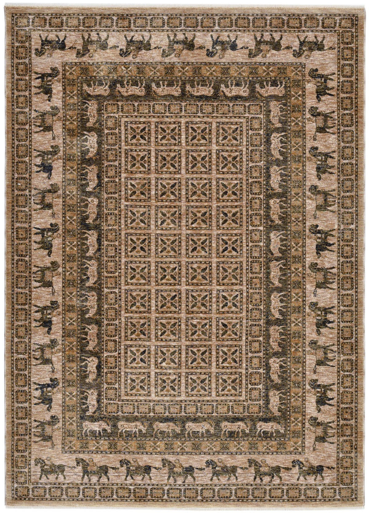 ORIENTTEPPICH Beatrice 240x340 cm - Beige, Textil (240/340cm) - THEKO