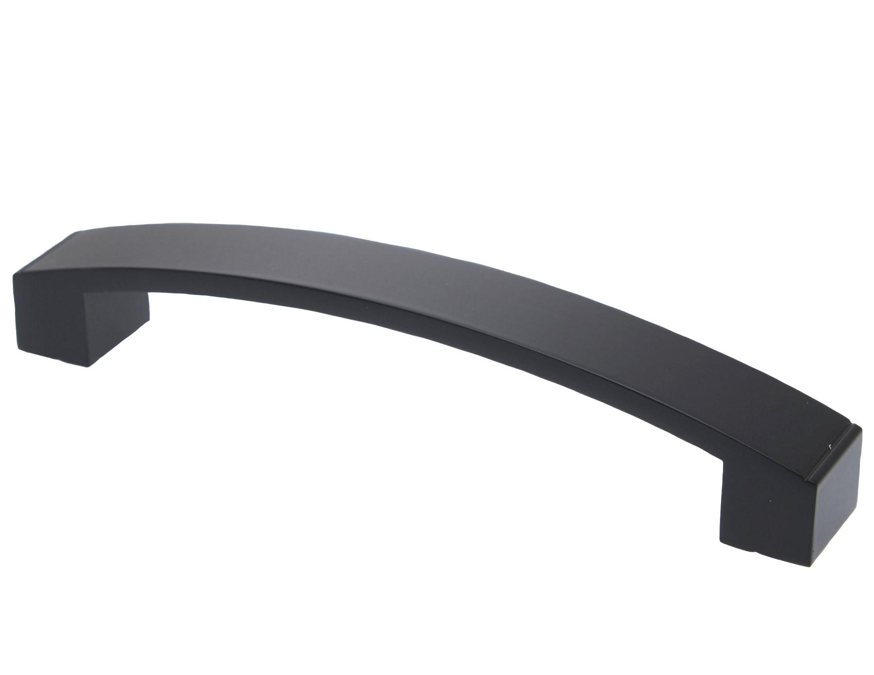 MÖBELGRIFF BA 128mm, Küchengriff Schwarz matt, Schrankgriff modern - Schwarz, Metall (2/2.8/14.6cm)