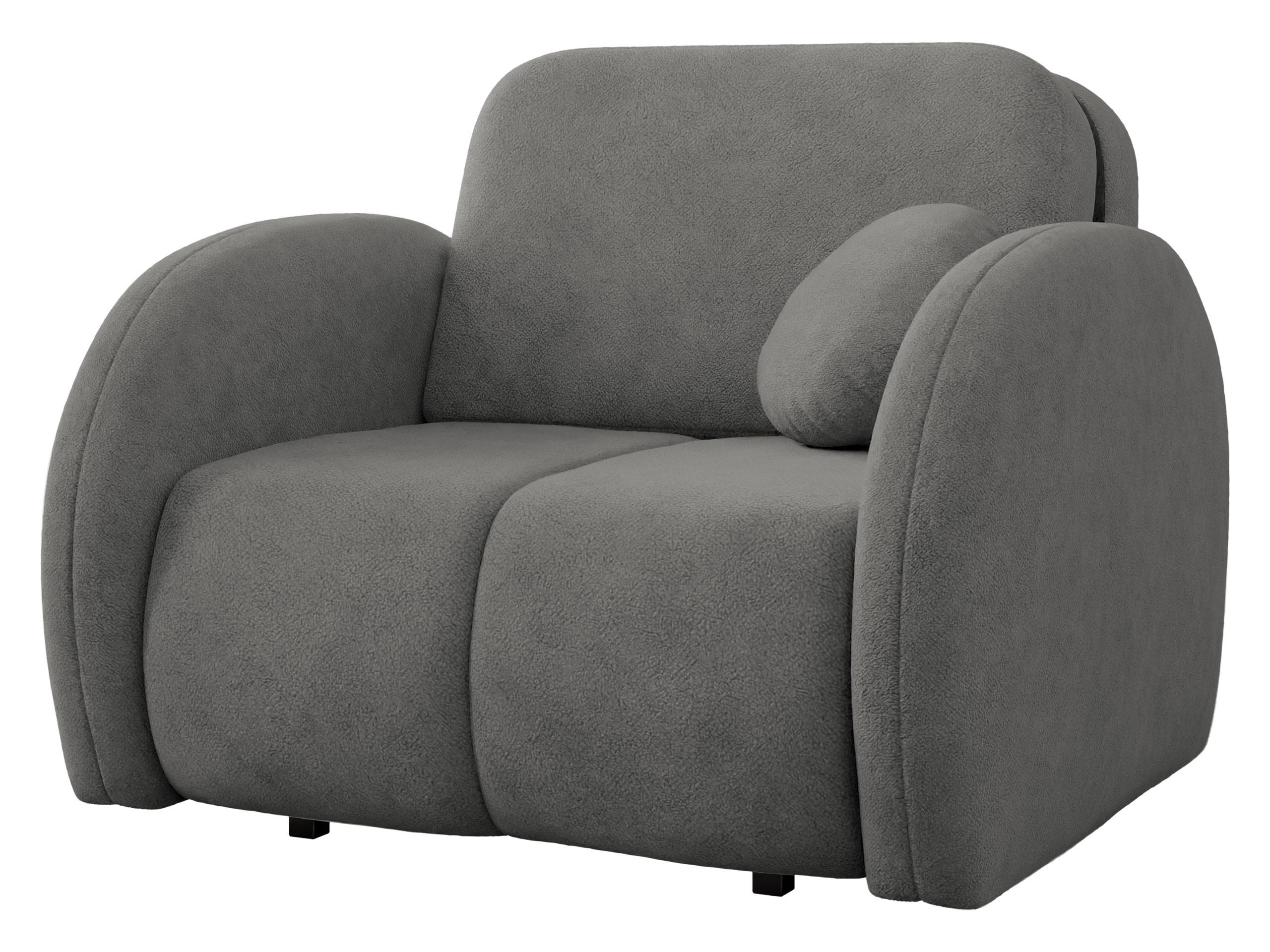 SCHLAFSOFA Viva Comfy I - Schwarz/Grau, Holz/Textil (102/85/103cm) - MIRJAN24