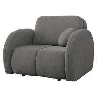 SCHLAFSOFA Viva Comfy I - Schwarz/Grau, Holz/Textil (102/85/103cm) - MIRJAN24