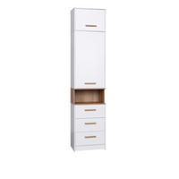 STANDREGAL BÜCHERREGAL G6+G14/B WEIß 52/235/40 - Weiß, Holzwerkstoff (52/235/40cm) - Marmex Möbel