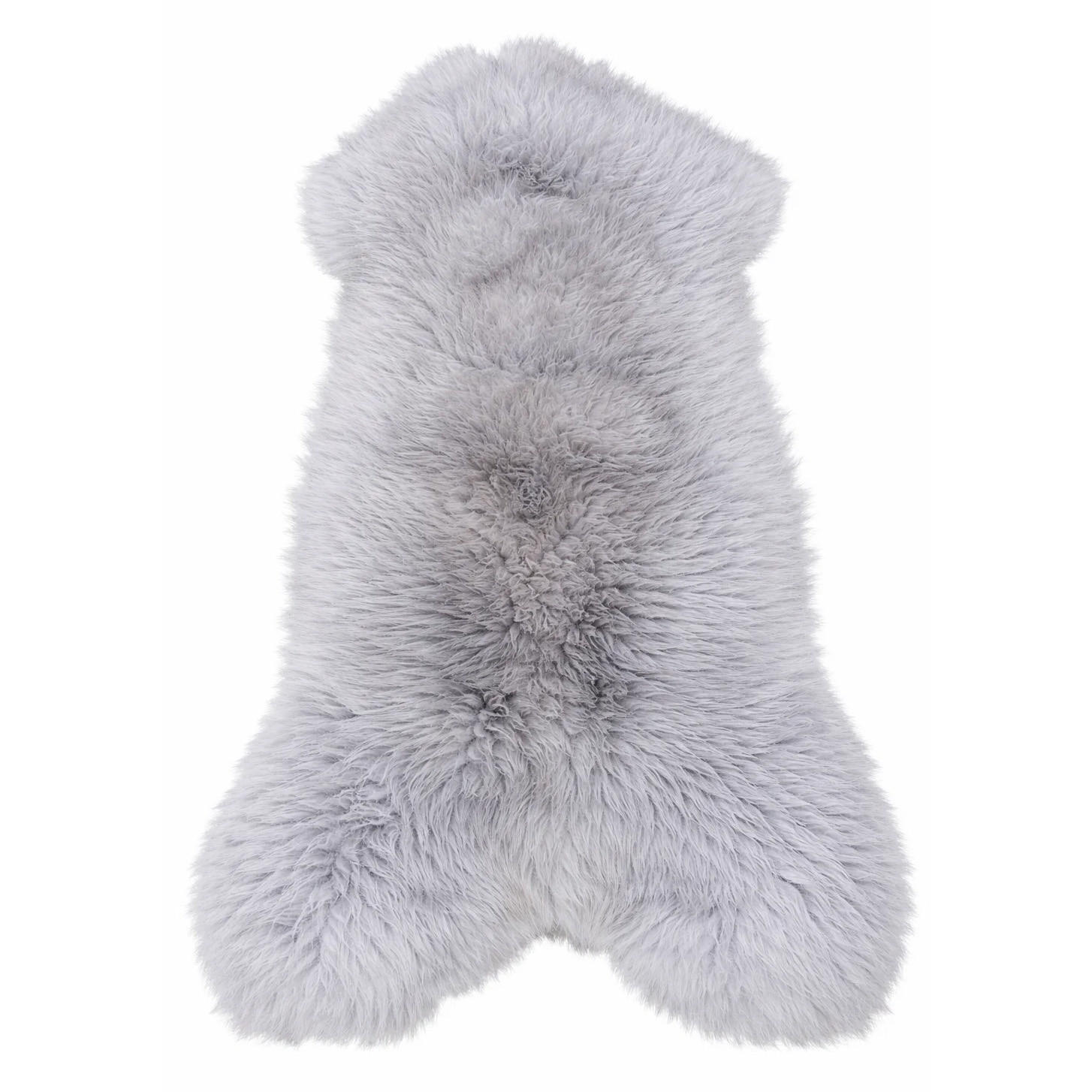 LAMMFELL Öko bunt gefärbt weich Fell Teppich Grau ca. 110 cm - Grau, Fell (60/110cm) - Provellus