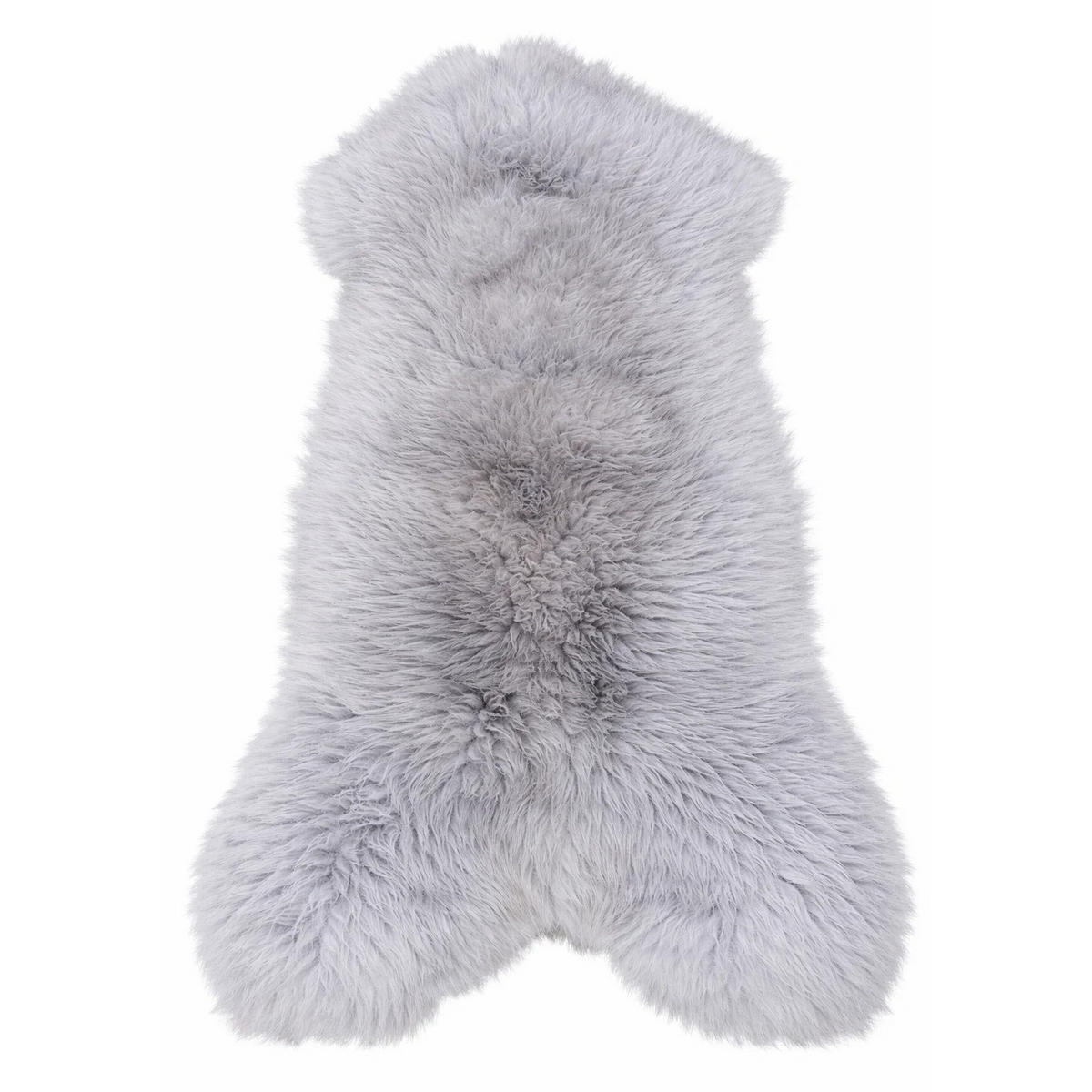 LAMMFELL Öko bunt gefärbt weich Fell Teppich Grau ca. 110 cm - Grau, Fell (60/110cm) - Provellus