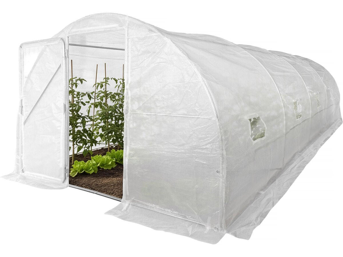 Habitat Garten Gewächshausfolie Weiß 5x174x85 cm