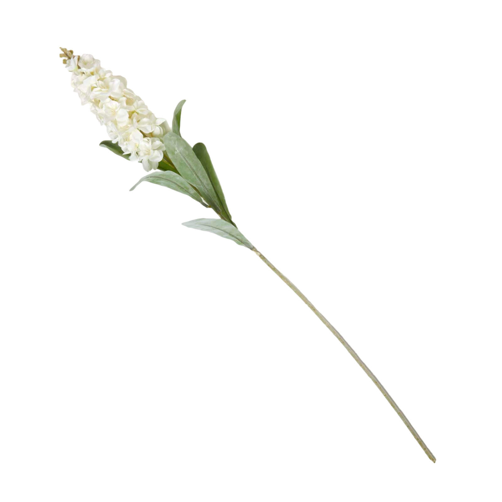 DEKOZWEIG Rittersporn creme, langstielig 80 cm - Creme, Kunststoff (82cm) - Homescapes