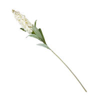 DEKOZWEIG Rittersporn creme, langstielig 80 cm - Creme, Kunststoff (82cm) - Homescapes