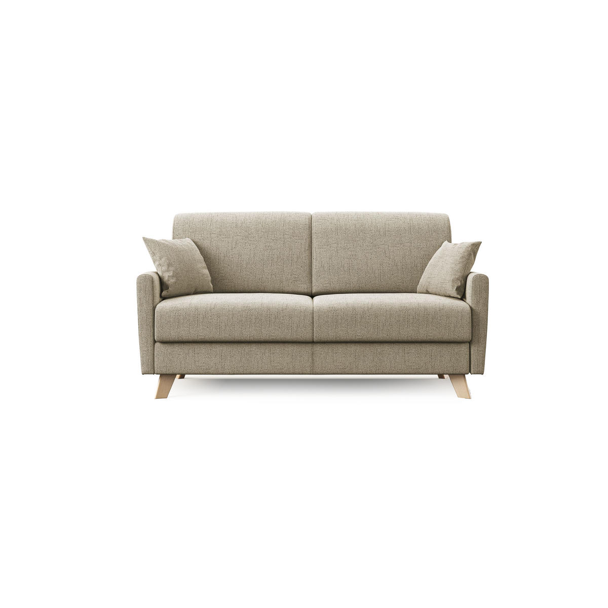 SCHLAFSOFA Edgar - Beige, Textil (180/94/97cm) - Divani.store
